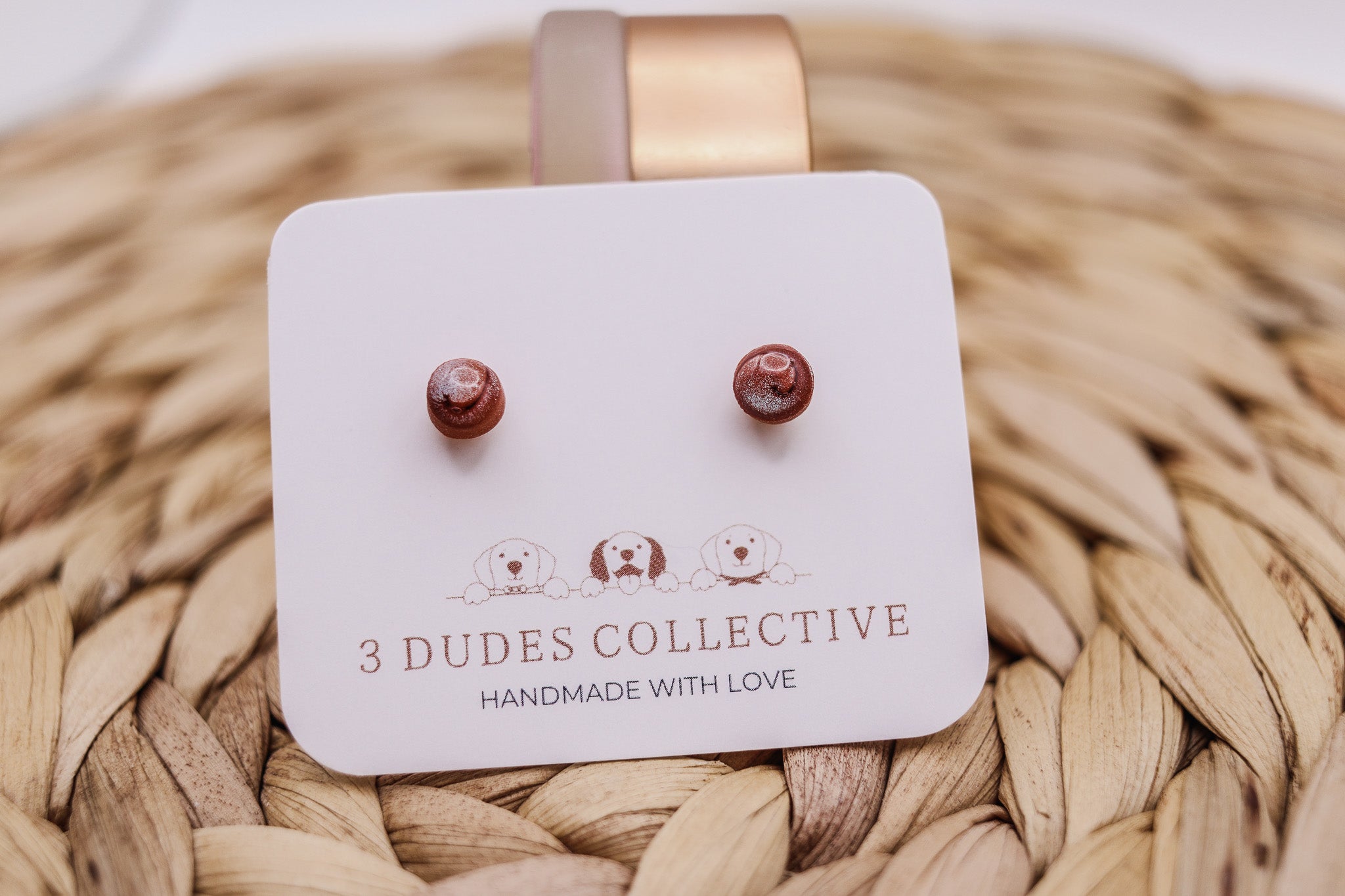 Micro Studs - Holographic Swirl