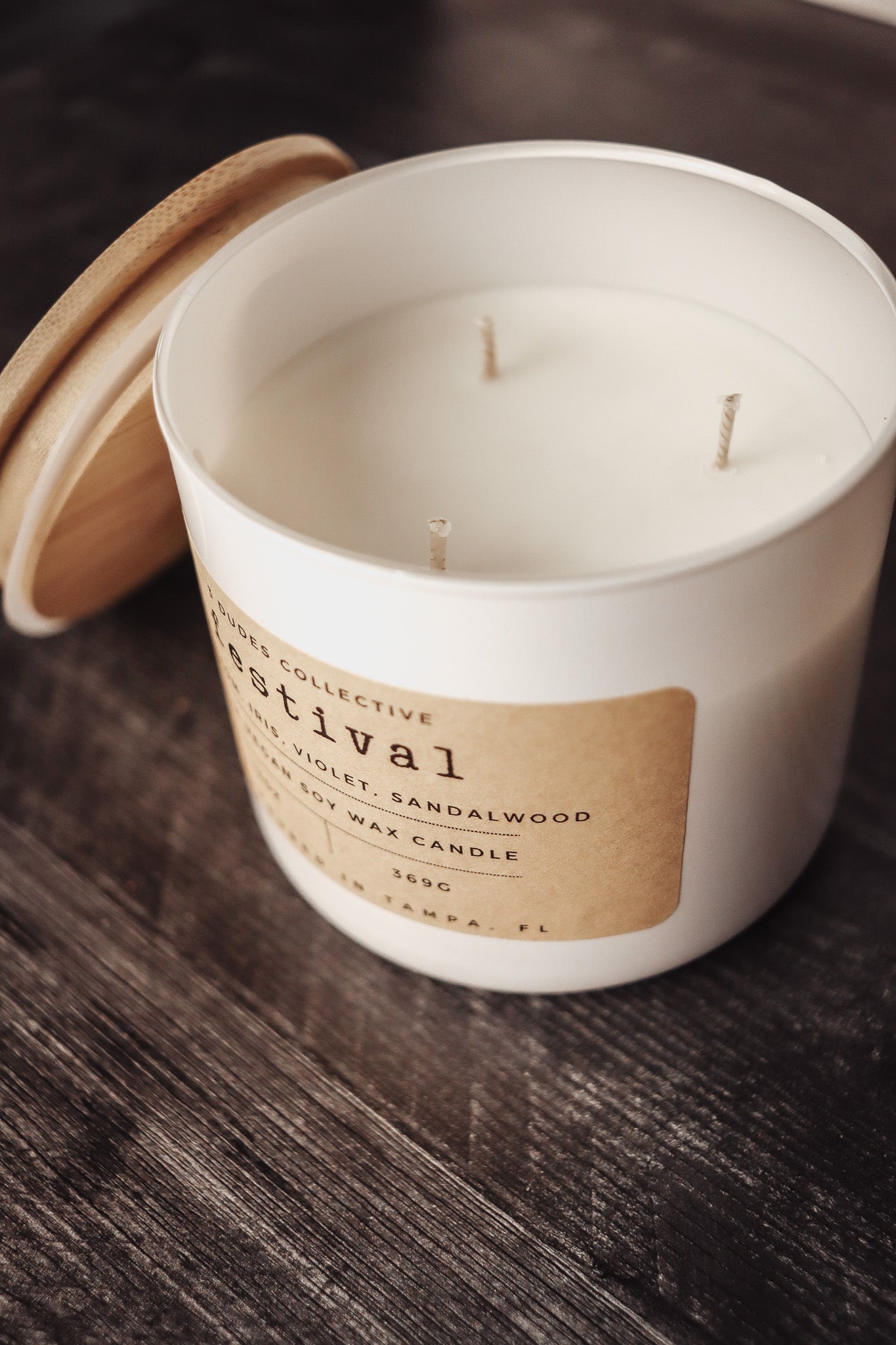 Classic Neutrals Collection: Festival 3 Wick Candle