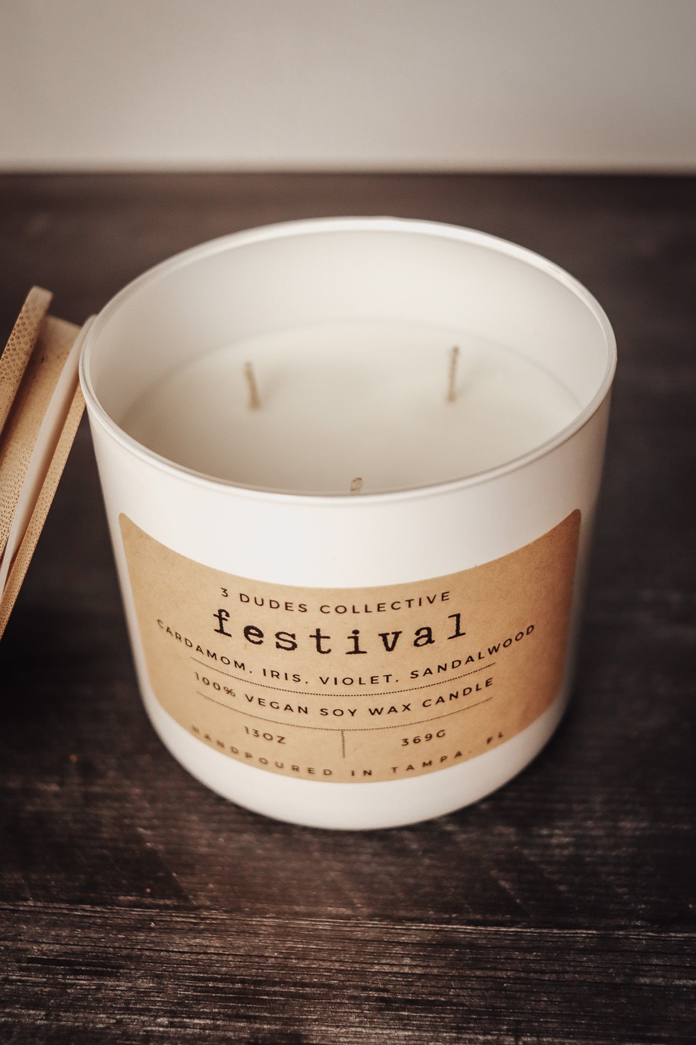 Classic Neutrals Collection: Festival 3 Wick Candle