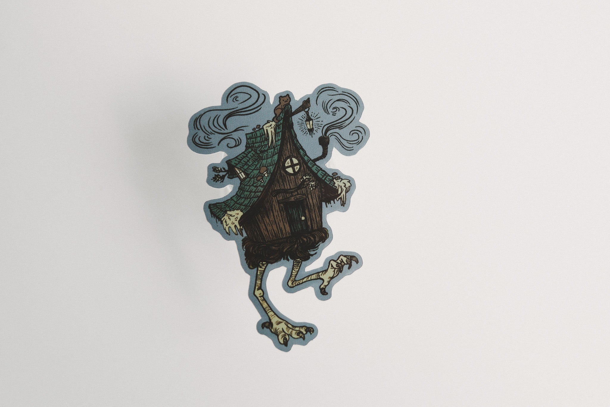 Baba Yaga's Wandering Home Sticker