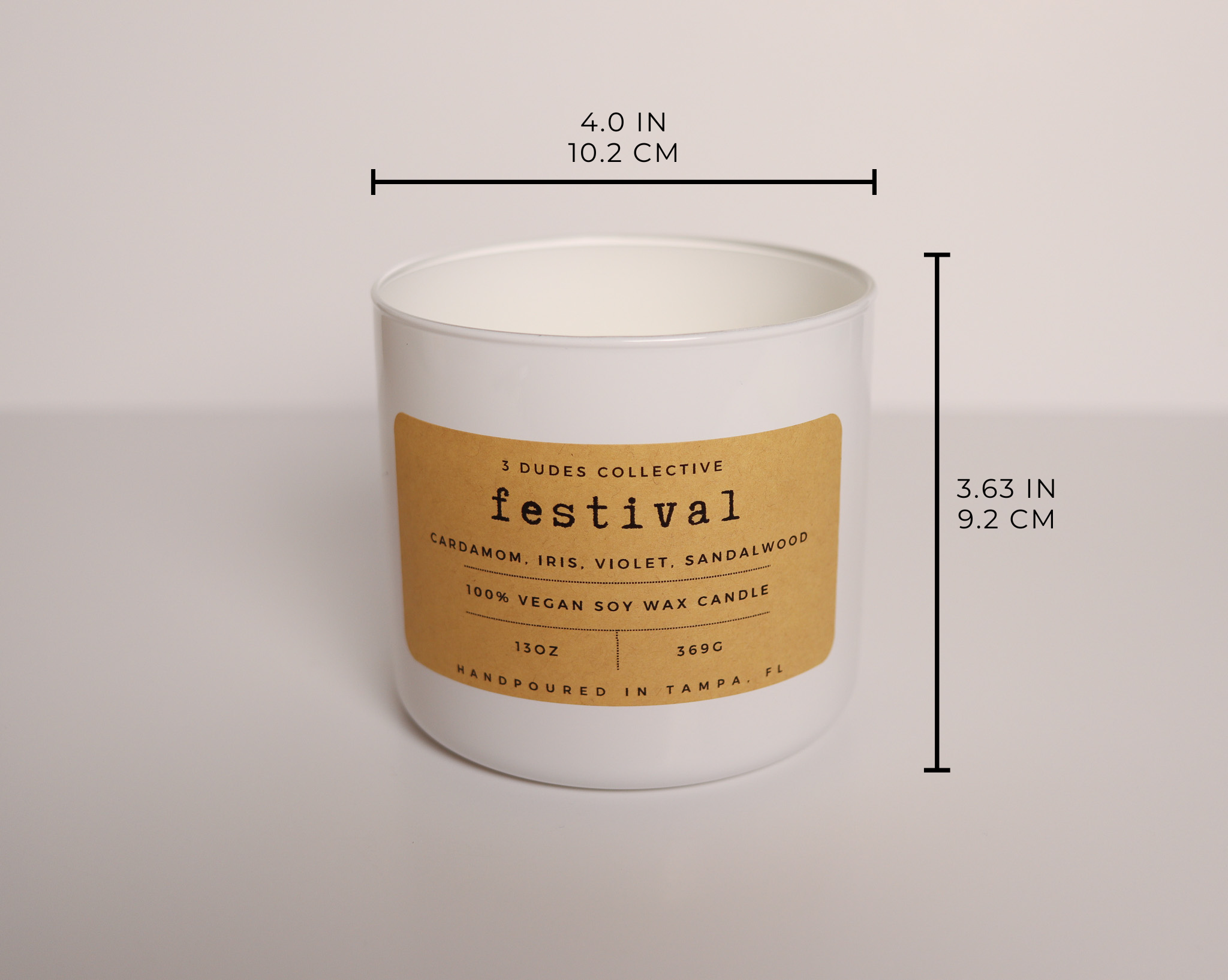 Classic Neutrals Collection: Festival 3 Wick Candle