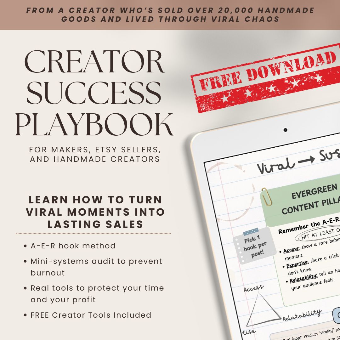 Viral -> Sustainable Sales: Creator Success Playbook