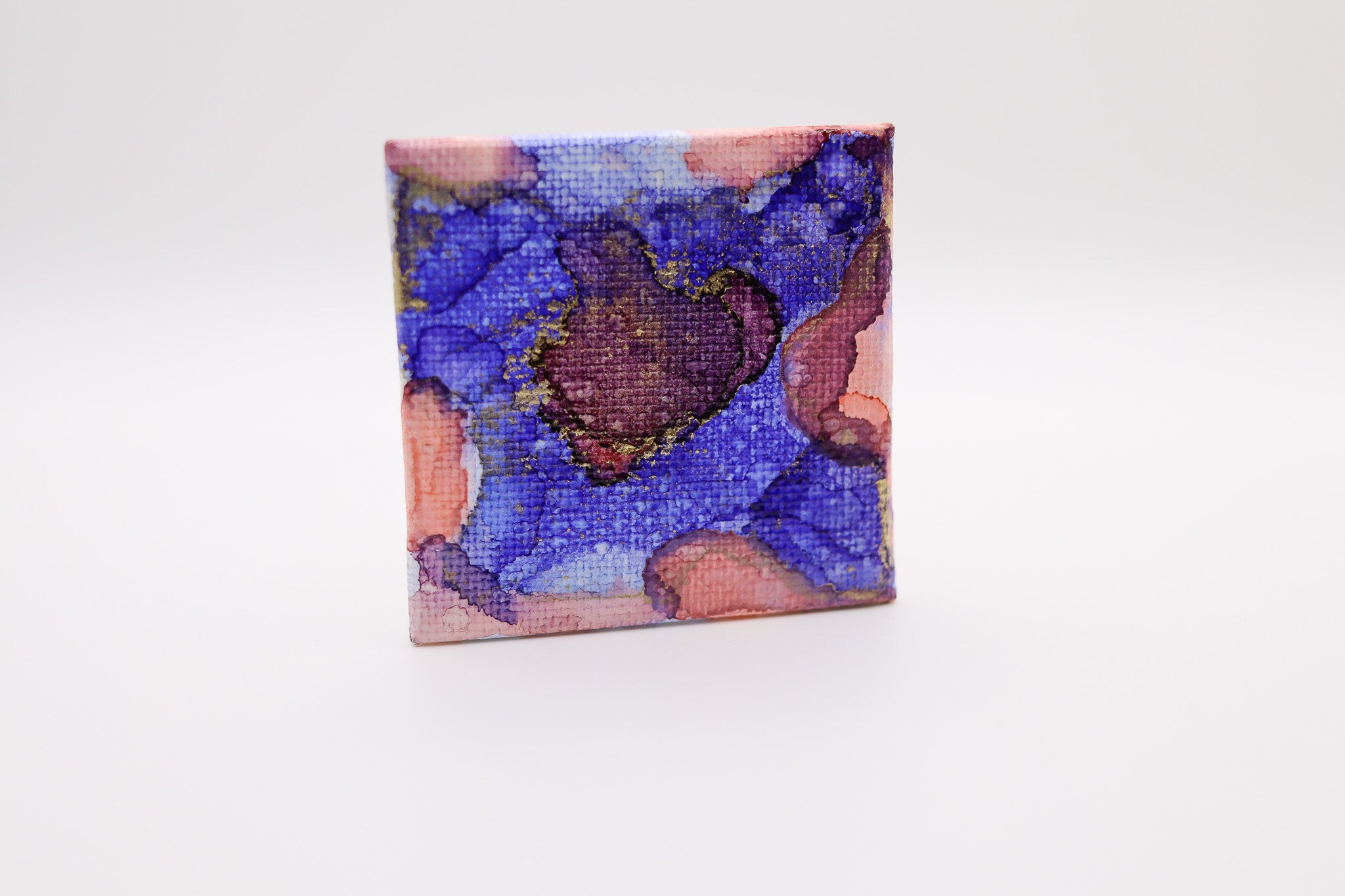 2x2 Mini Masterpiece Magnet - Pink/Purple Bloom