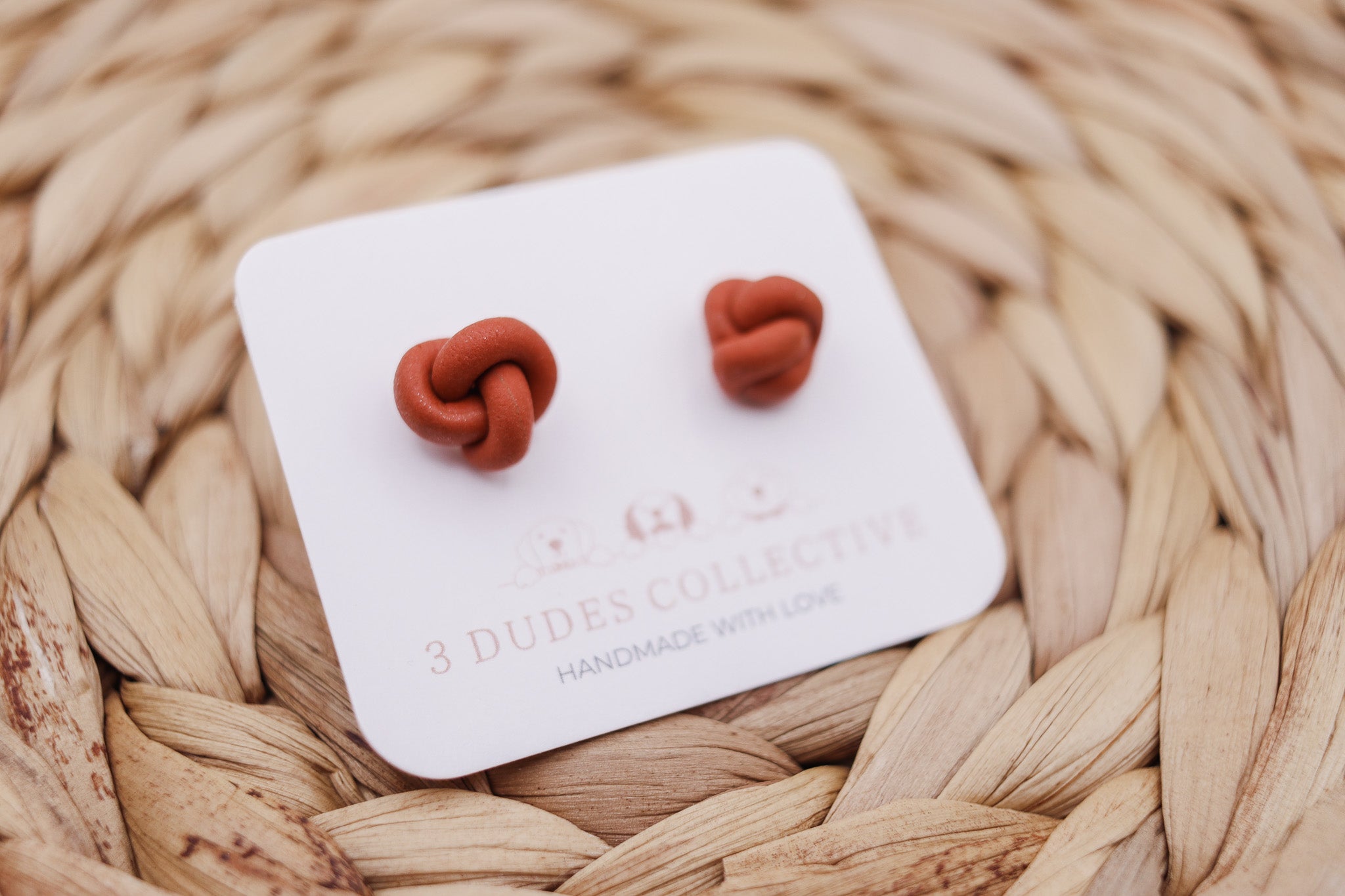 Knotted Stud Earrings
