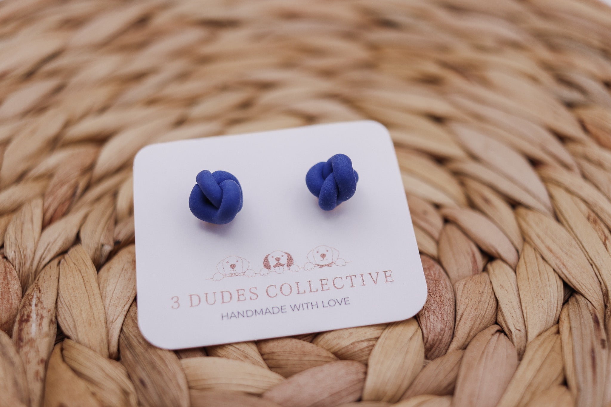 Knotted Stud Earrings