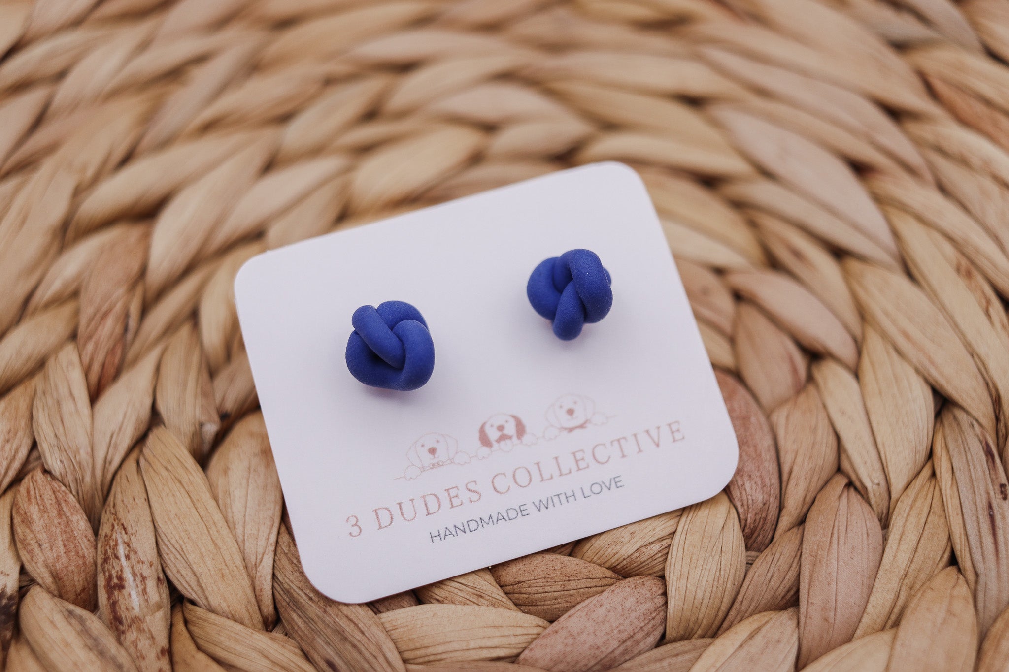 Knotted Stud Earrings