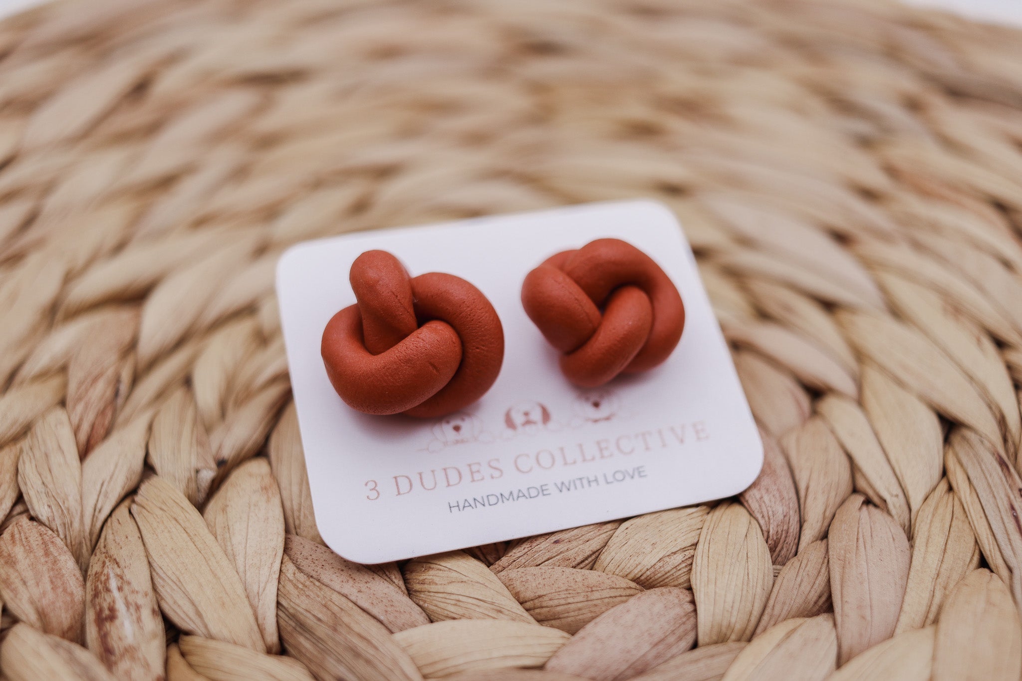 Knotted Stud Earrings