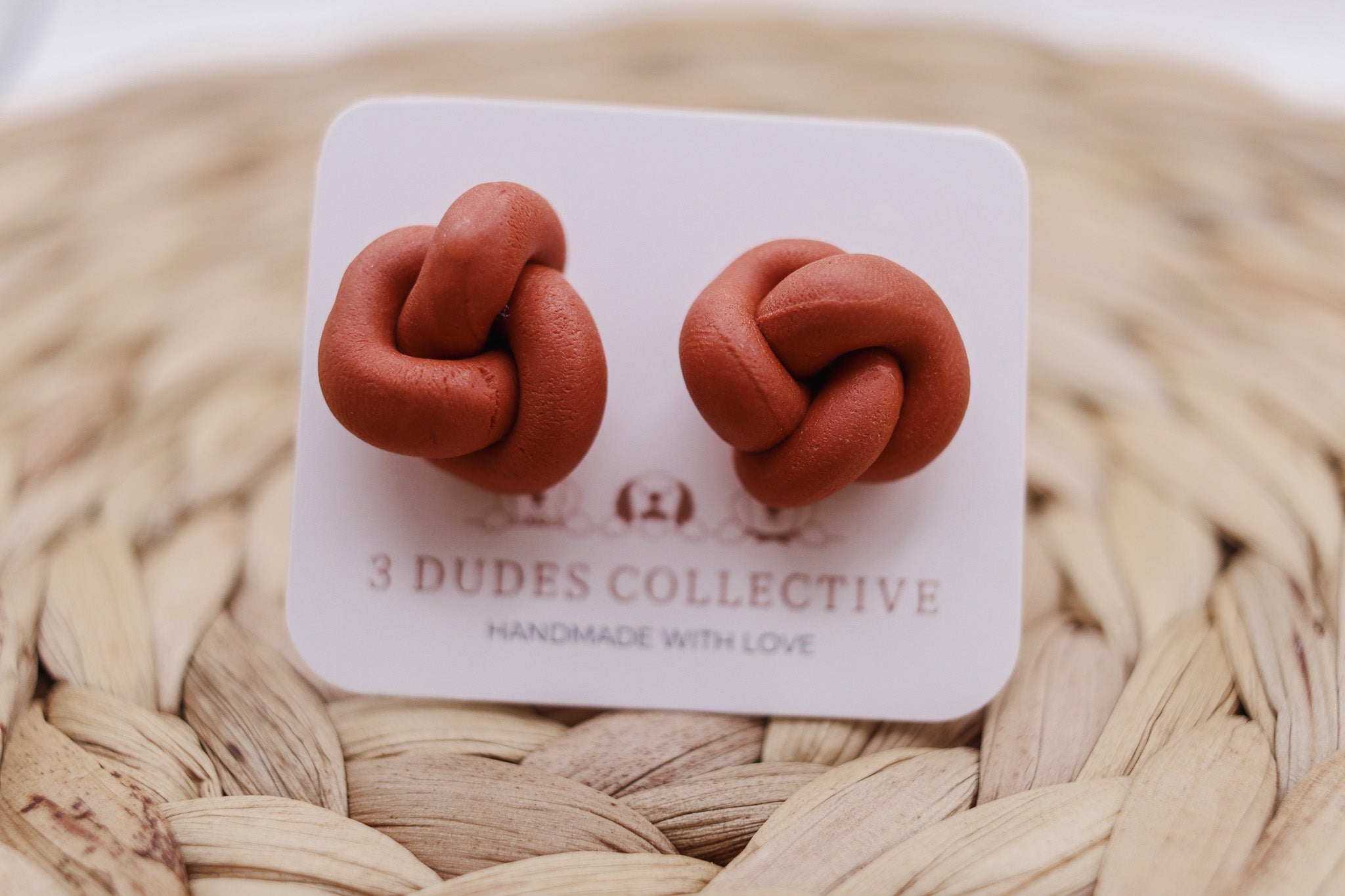 Knotted Stud Earrings