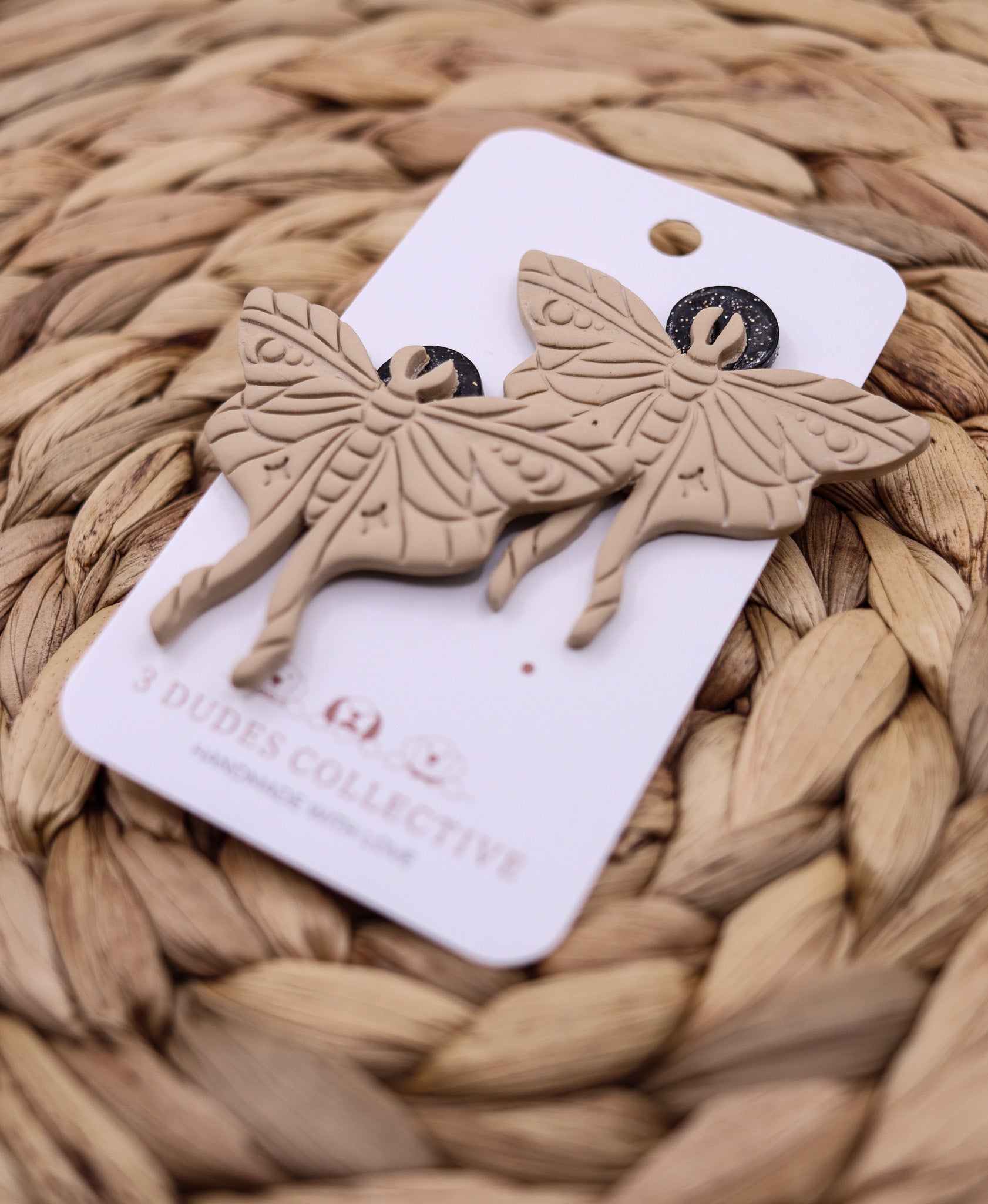 Luna Moth Earring (Nude)