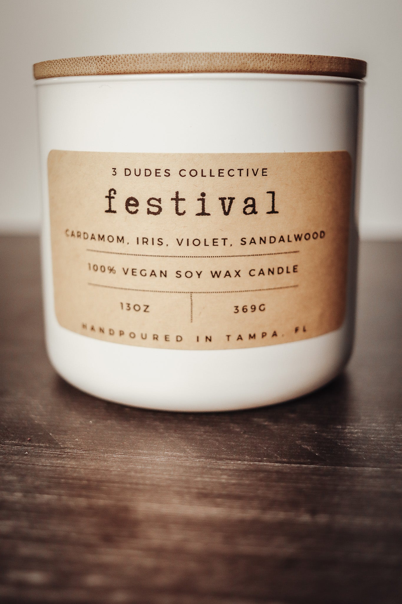 Classic Neutrals Collection: Festival 3 Wick Candle