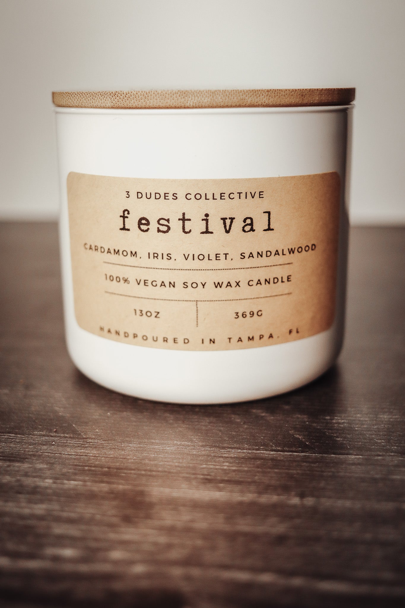 Classic Neutrals Collection: Festival 3 Wick Candle