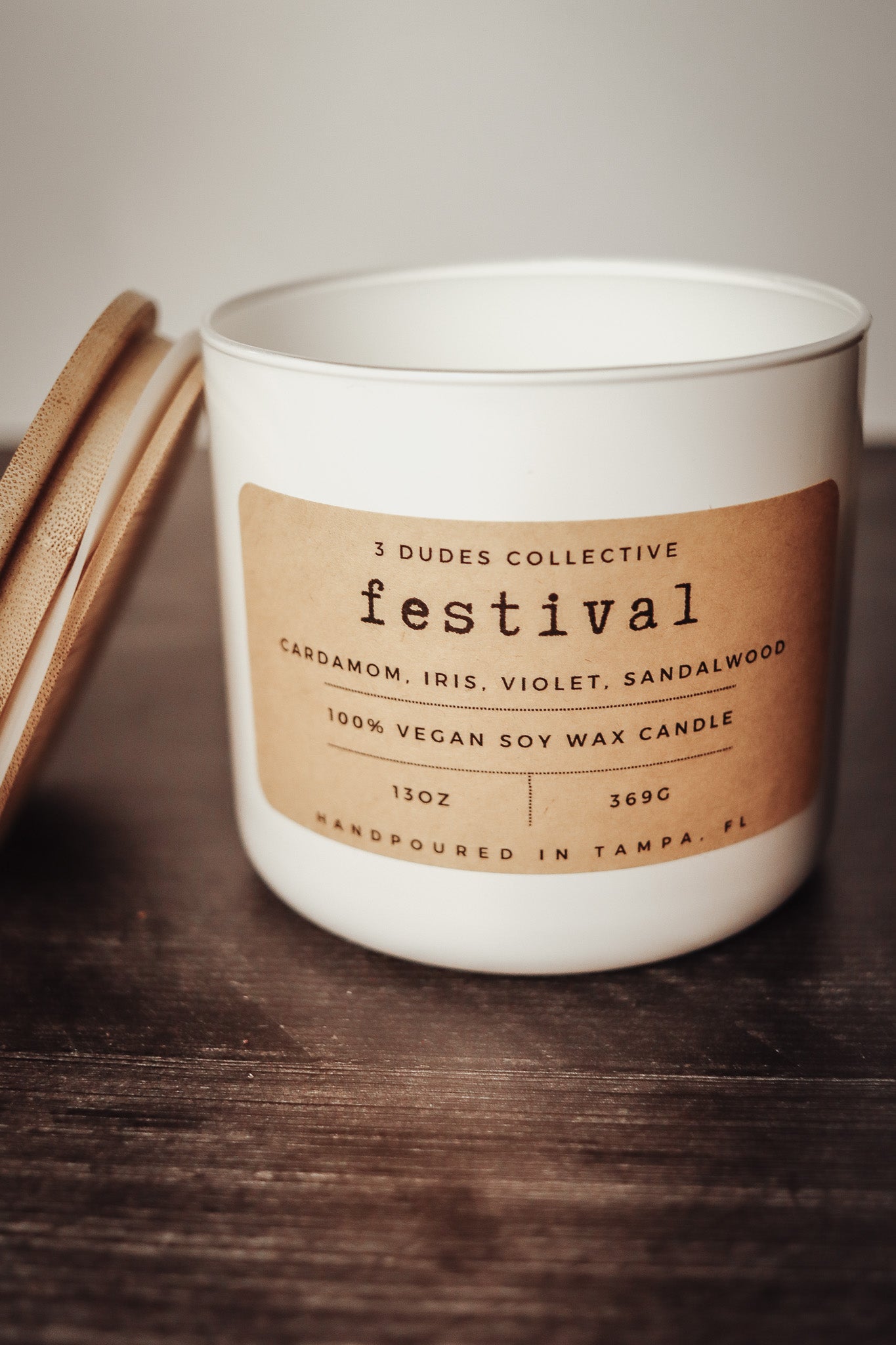 Classic Neutrals Collection: Festival 3 Wick Candle