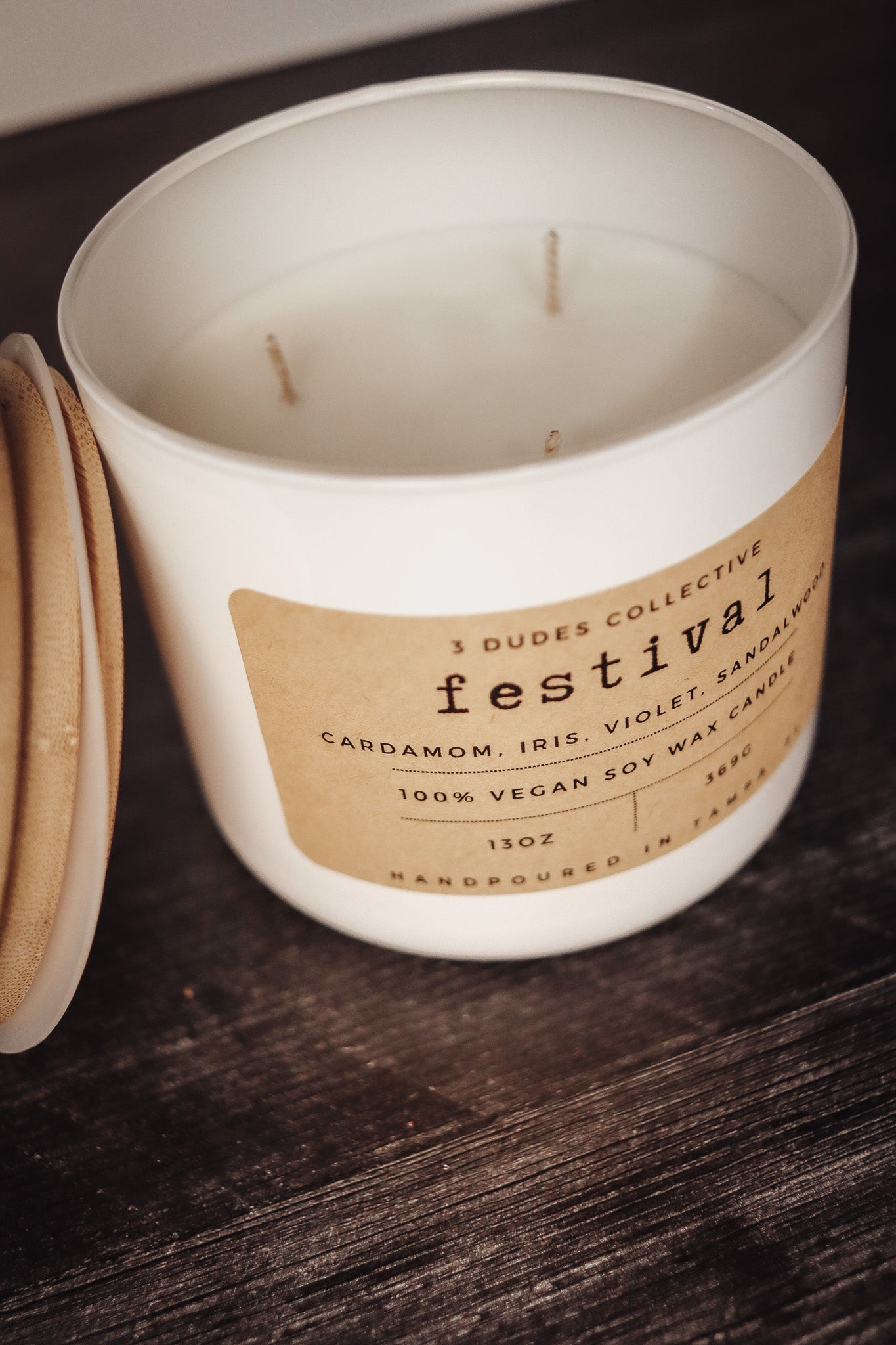 Classic Neutrals Collection: Festival 3 Wick Candle