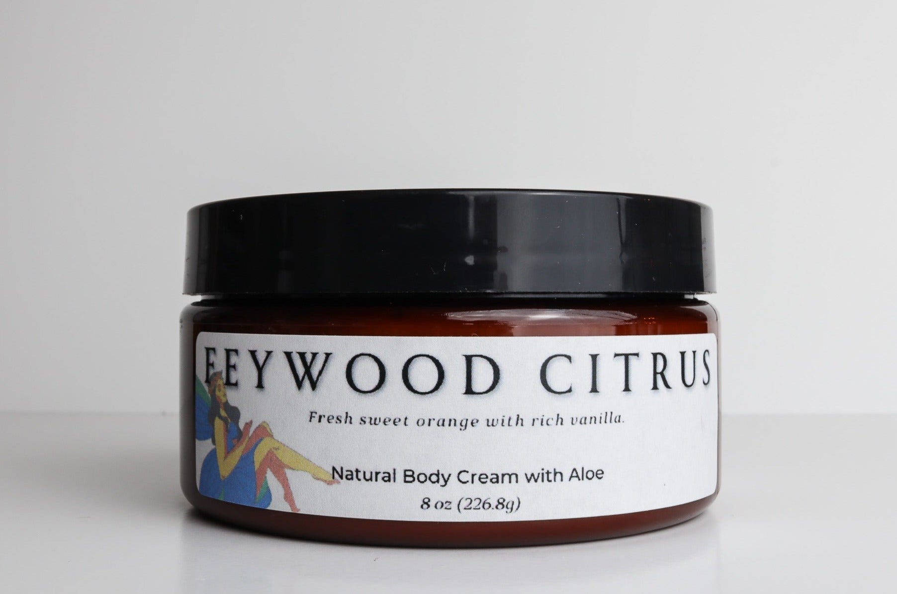 Natural Body Cream with Aloe - Feywood Citrus*