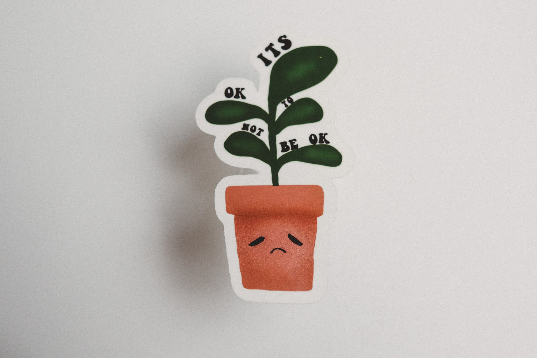 Not Ok Plant Sticker