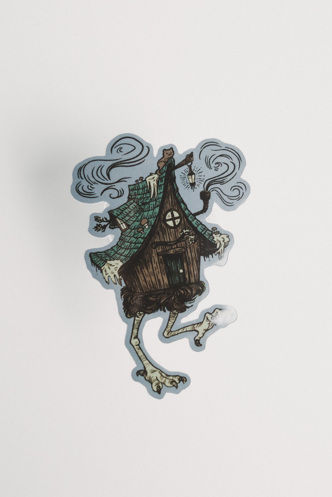 Baba Yaga's Wandering Home Sticker