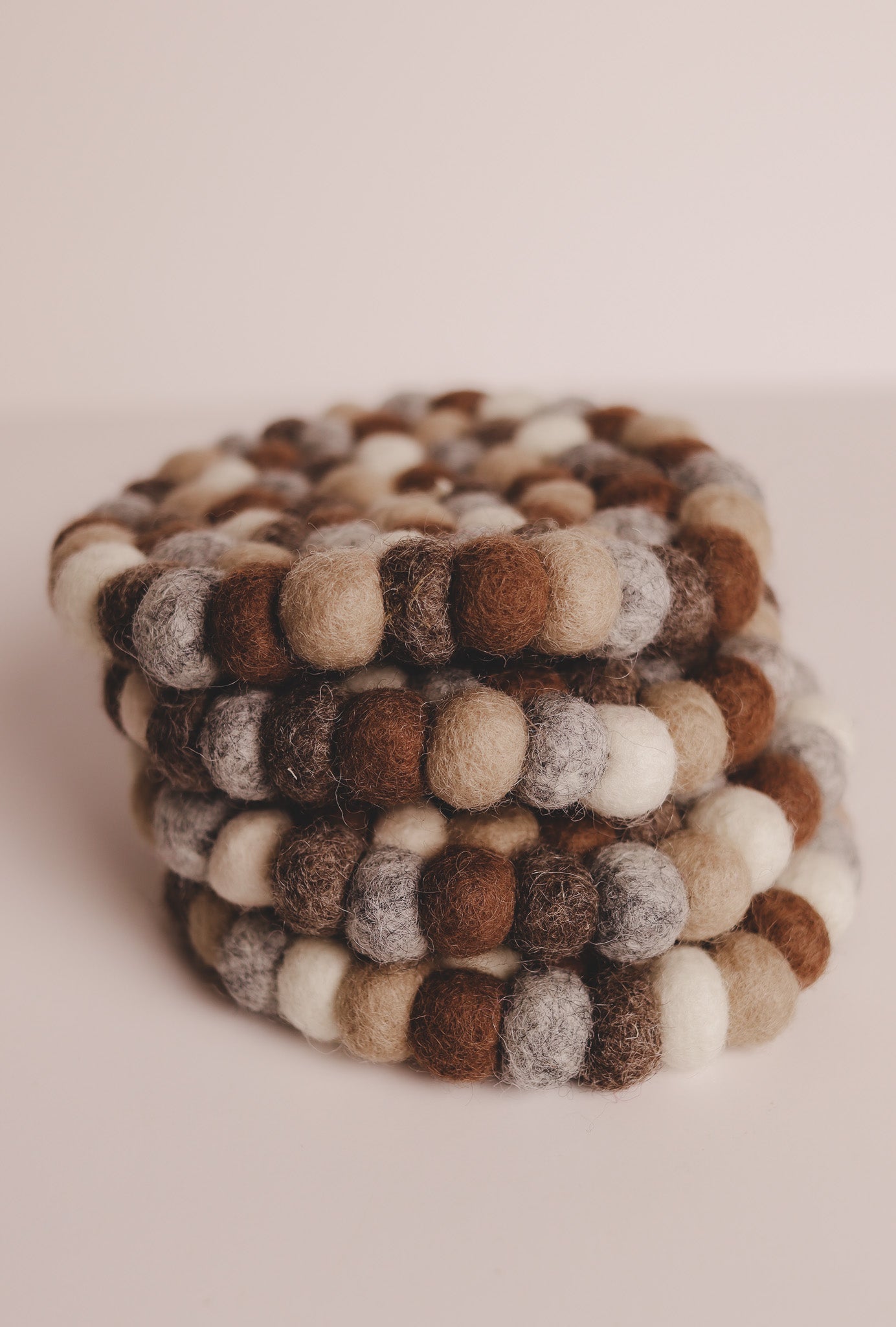 Eco-friendly Handmade Wool Coasters