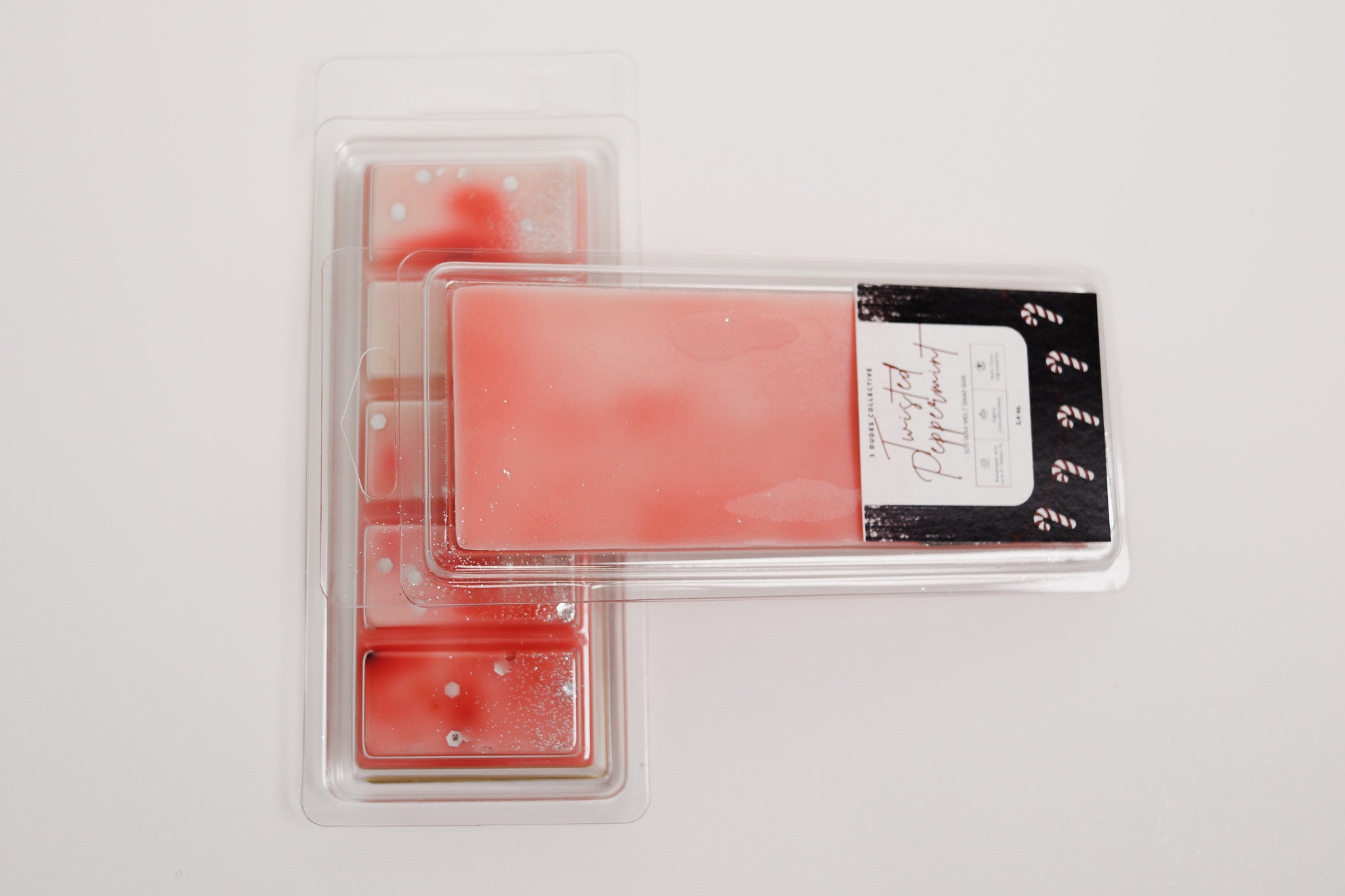 Twisted Peppermint Soy Wax Snap Bar