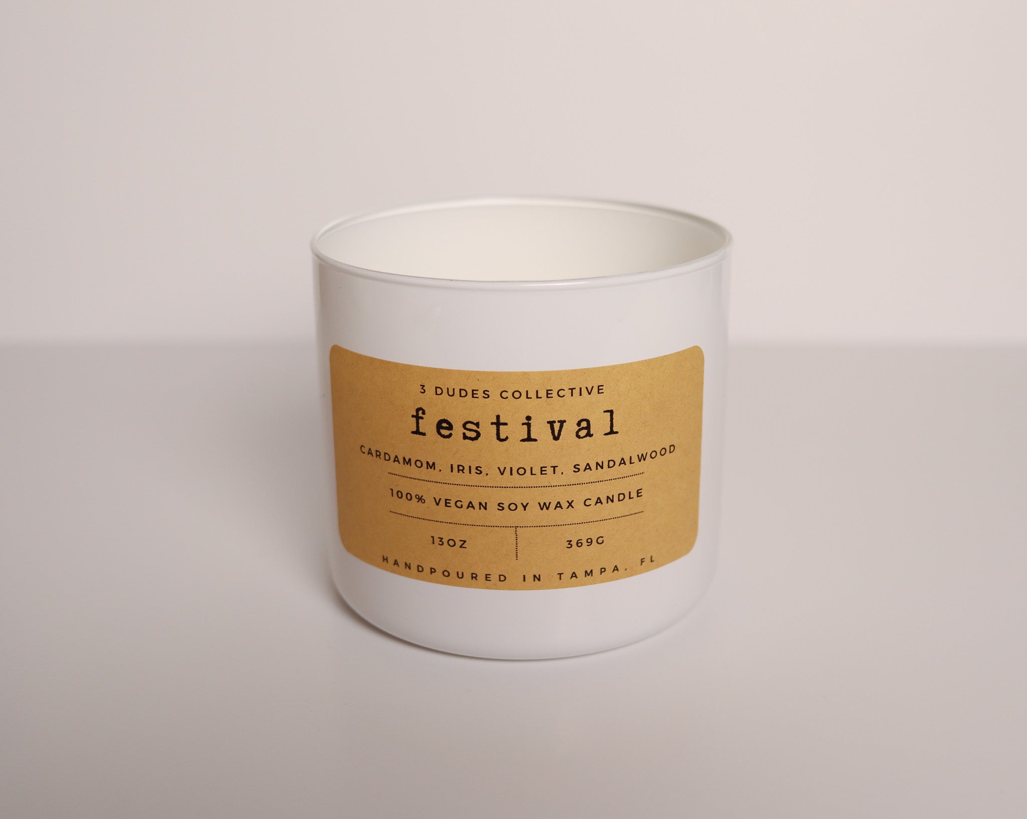 Classic Neutrals Collection: Festival 3 Wick Candle