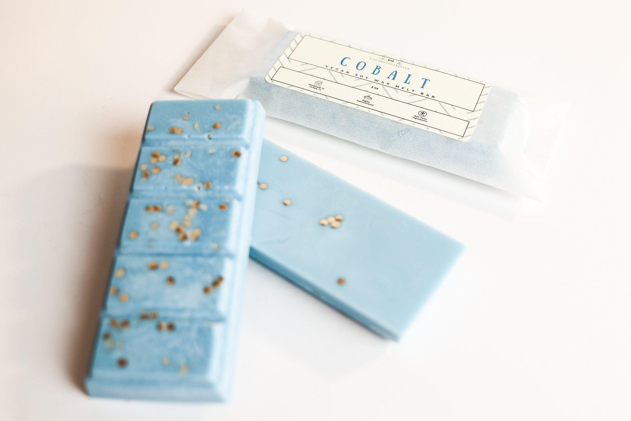 Cobalt Soy Wax Snap Bar