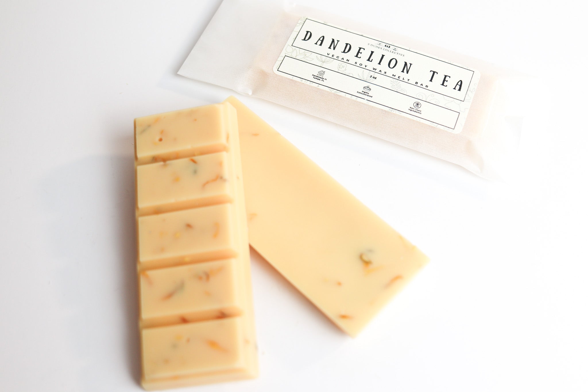 Dandelion Tea Soy Wax Snap Bar