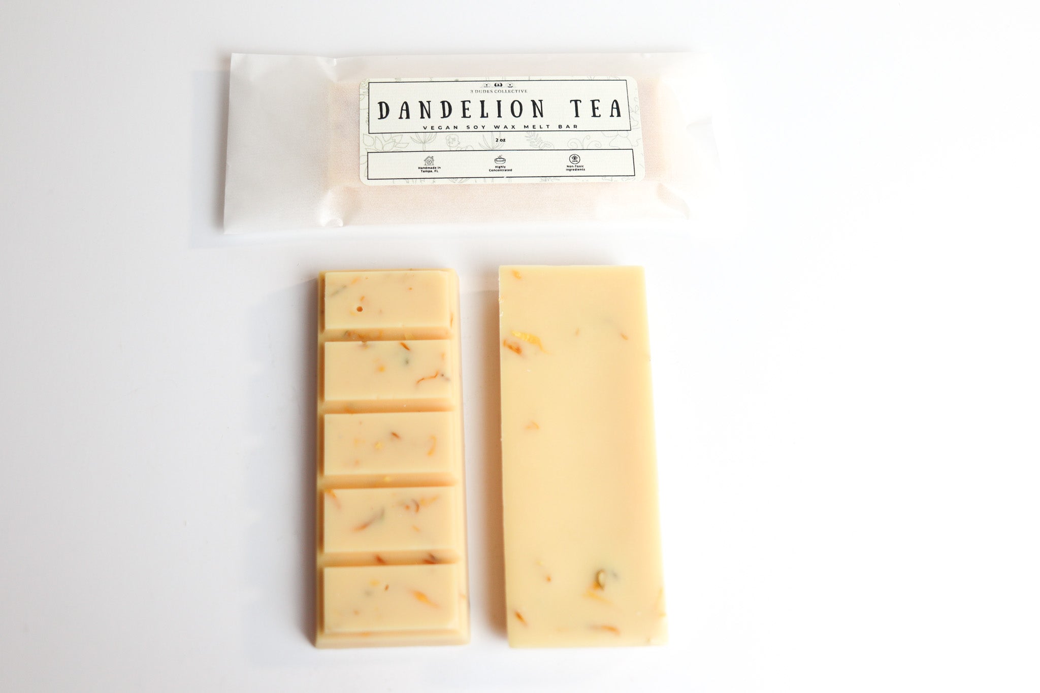 Dandelion Tea Soy Wax Snap Bar