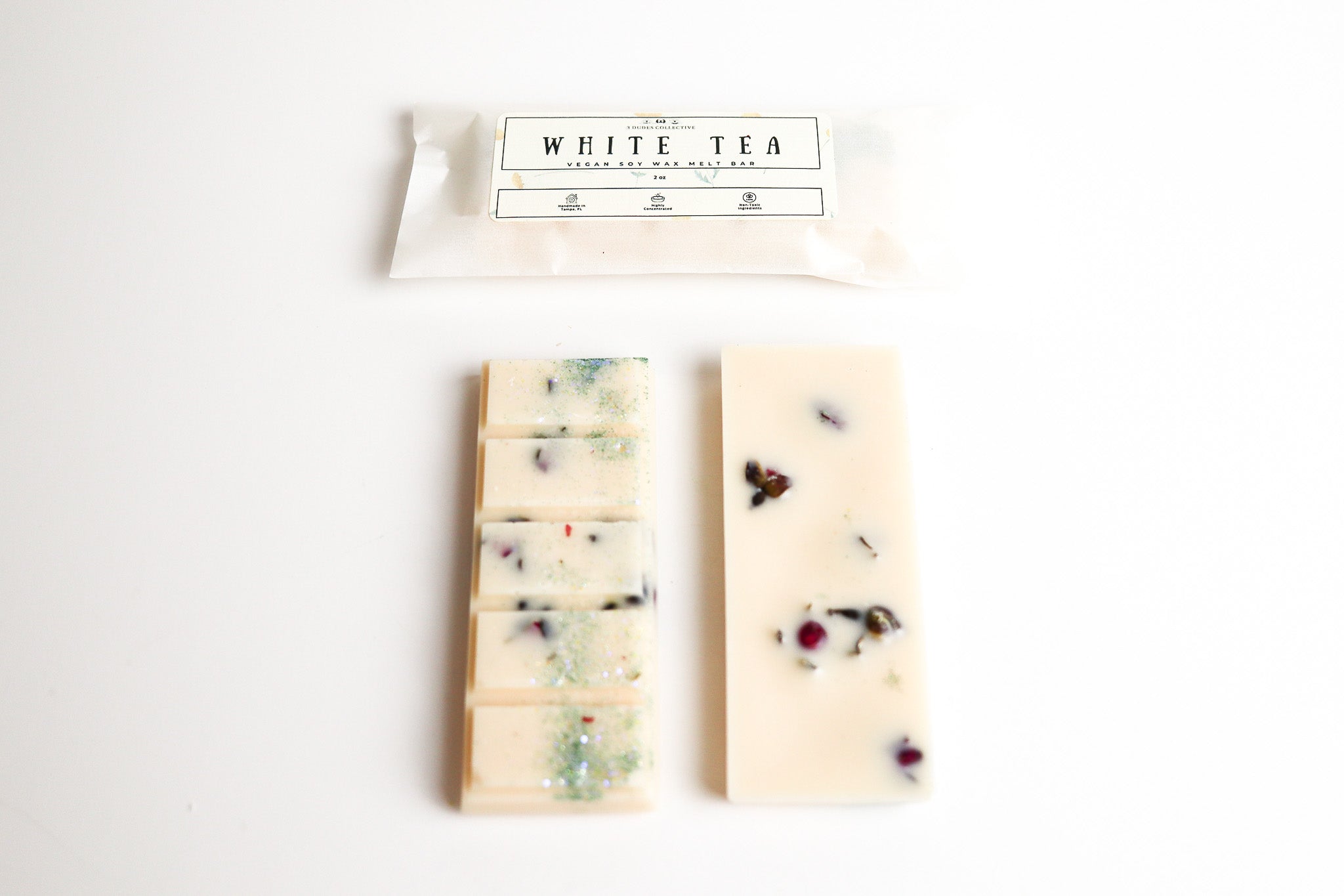 White Tea Soy Wax Snap Bar