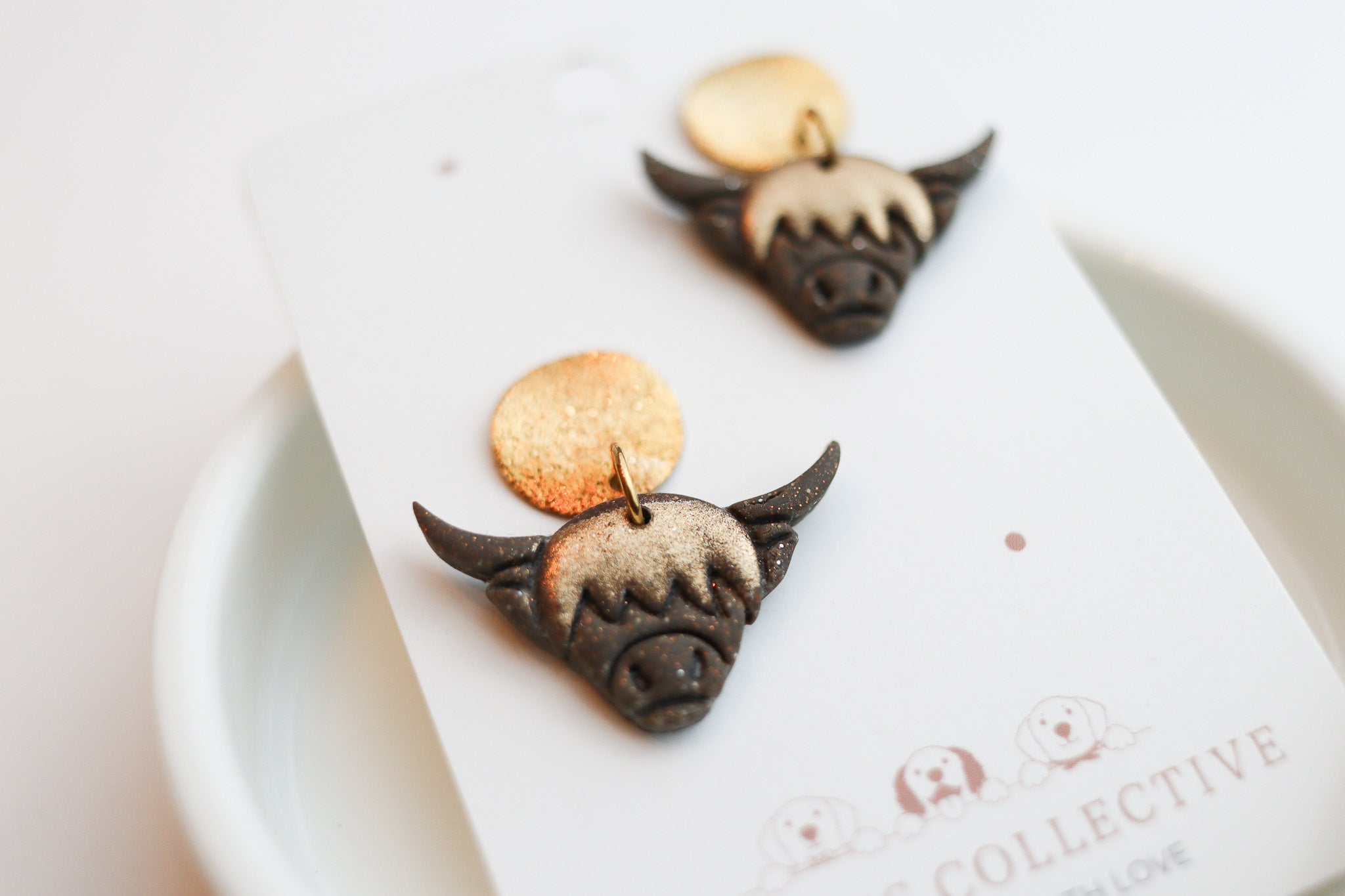 Highland Cow Cutie Earrings