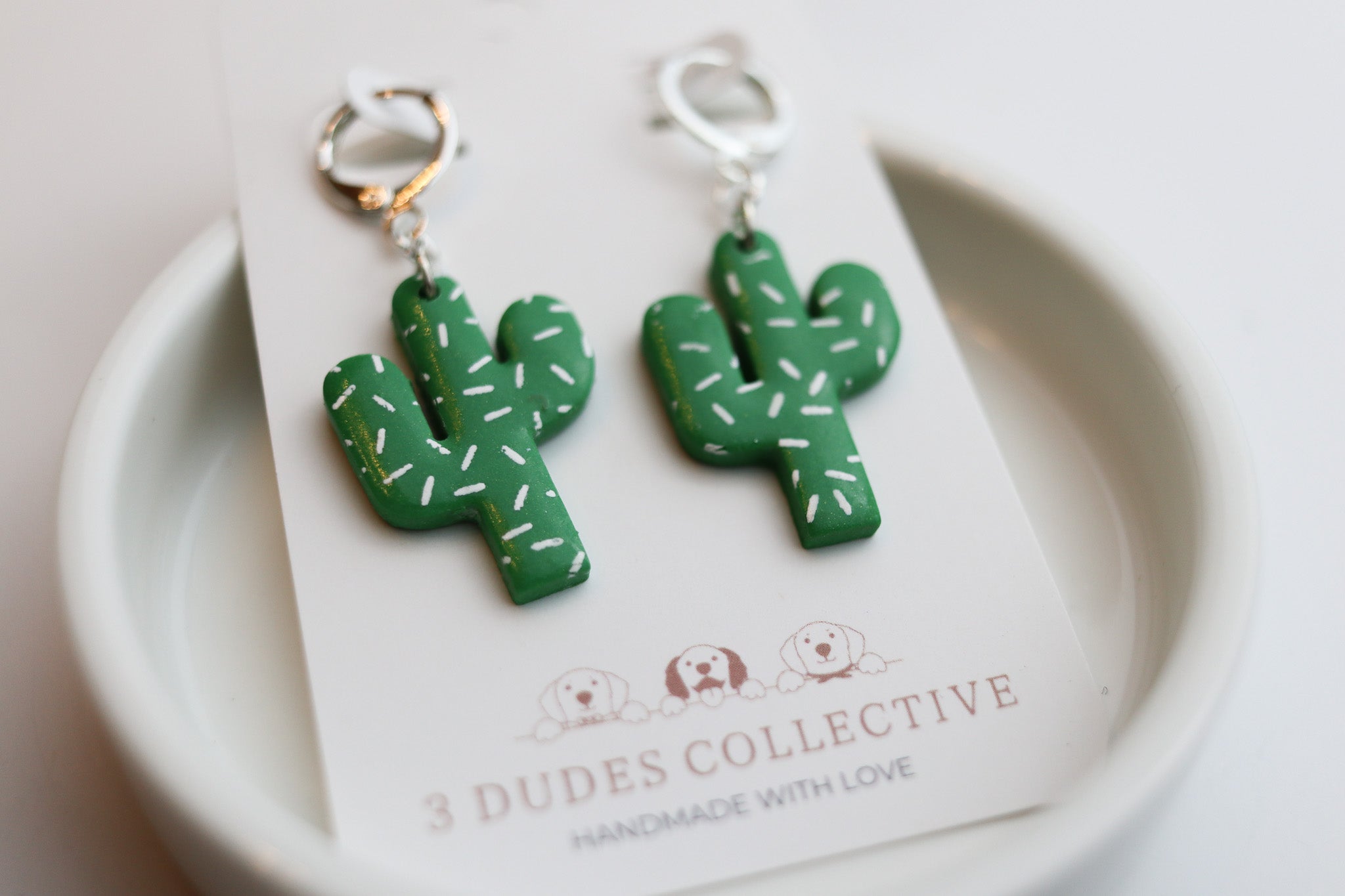 Prickly Cactus Earrings