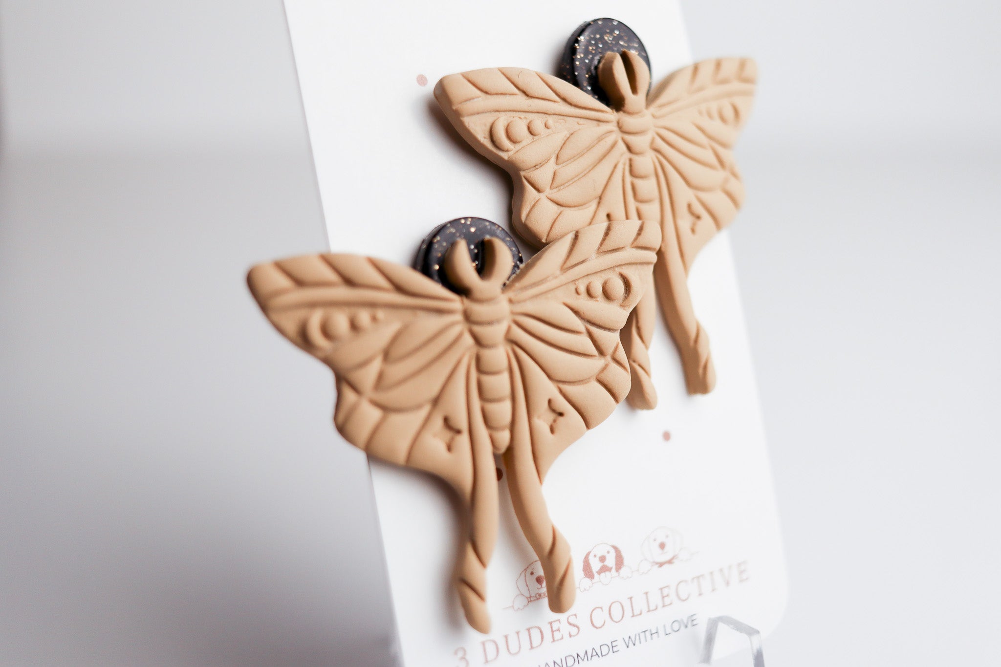 Luna Moth Earring (Nude)
