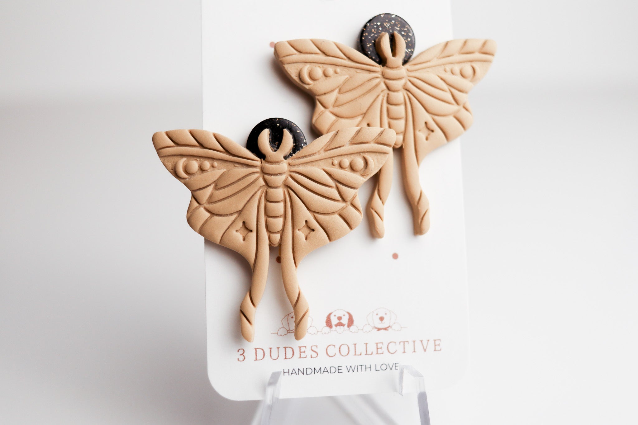 Luna Moth Earring (Nude)