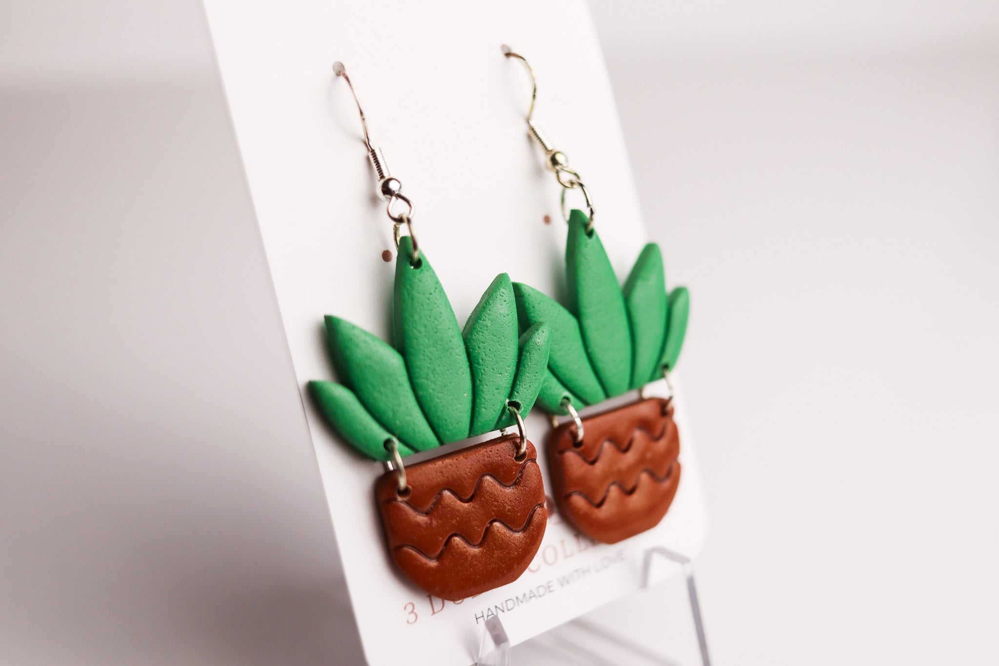 Agave Plant Earrings