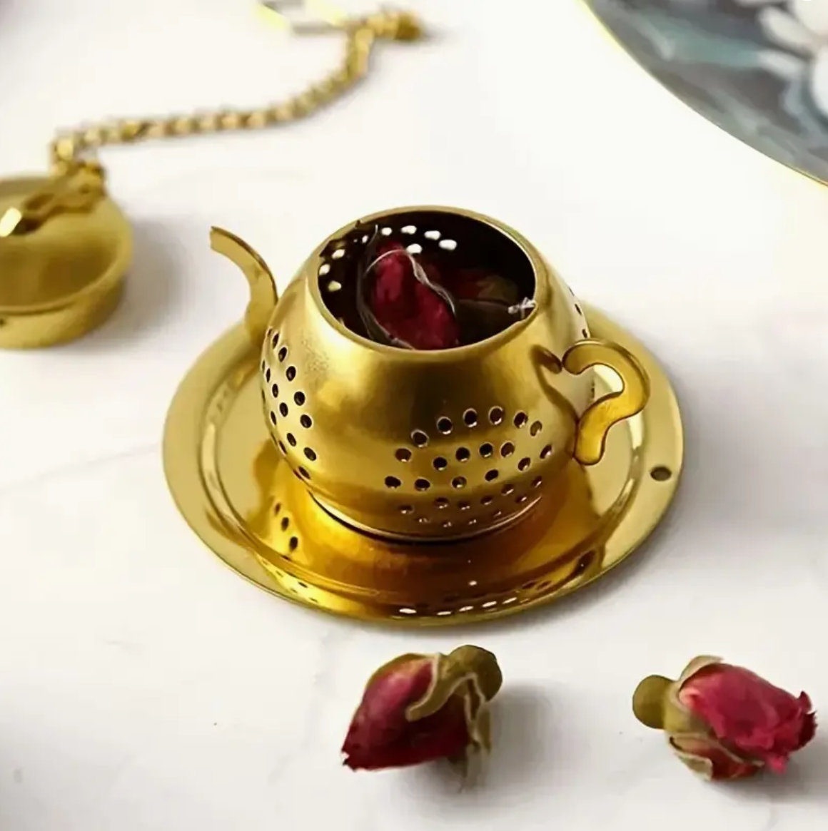 Golden Teapot Tea Infuser