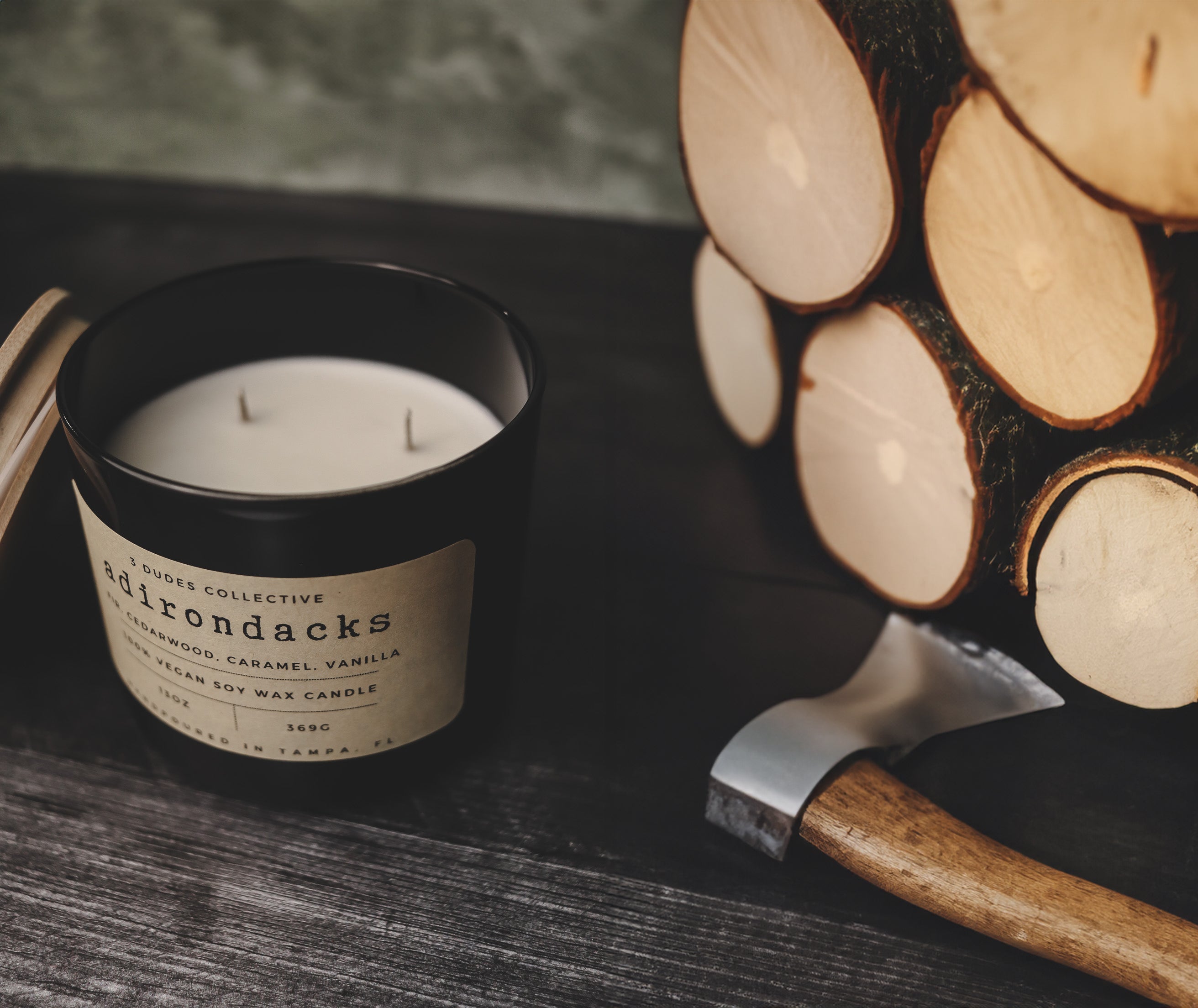 Classic Neutrals Collection: Adirondacks 3 Wick Candle