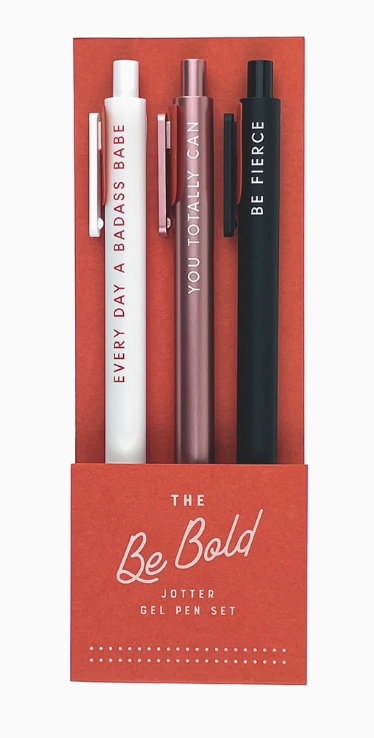 Be Bold Jotter Gel Pen: Set of 3