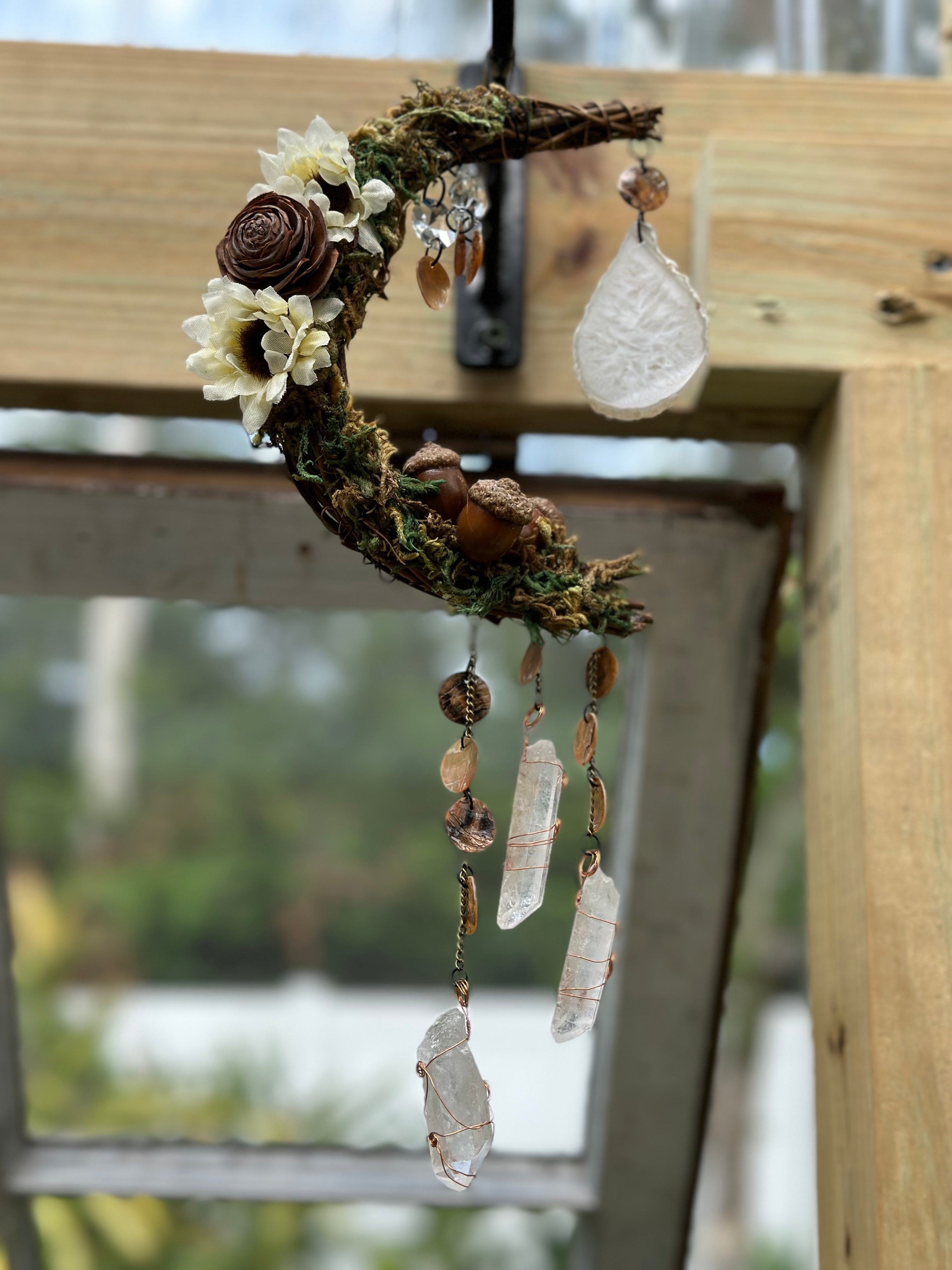 Moon Goddess Crystal Suncatcher